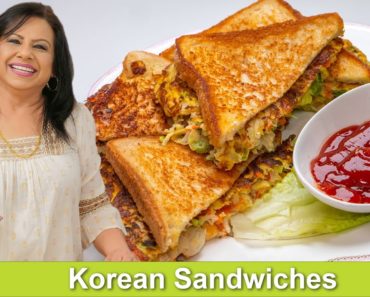 Korean Street Sandwiches Recipe in Urdu Hindi