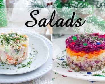 Main dishes on the Russian New Year table
