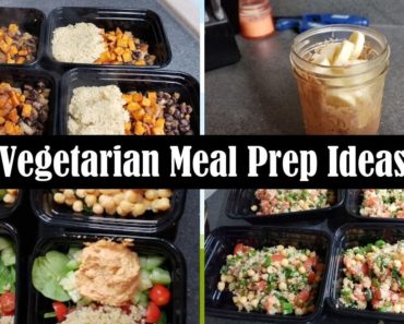 SIX VEGETARIAN MEAL PREP IDEAS || BREAKFAST AND LUNCH IDEAS