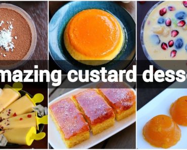 6 amazing custard recipes collection