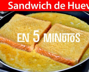Sandwich de Huevo en 5 Minutos