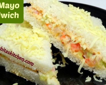 Veg Mayo Sandwich Recipe | Kids Lunchbox Recipe