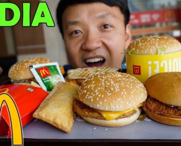 Trying McDonald’s Breakfast & Lunch in INDIA
