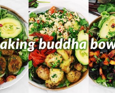 summer vegan buddha bowls