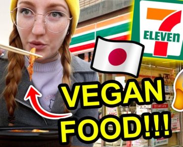 I ONLY ATE VEGAN FOOD FROM 7 ELEVEN IN JAPAN