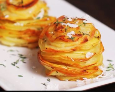 Parmesan Potato Stacks Recipe