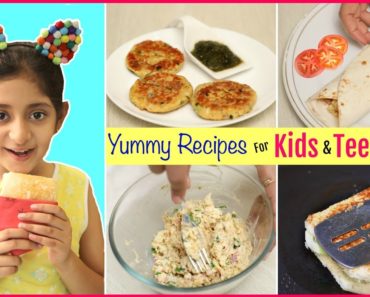 3 YUMMY Recipes for KIDS/TEENAGERS | Lunch-Evening Recipes