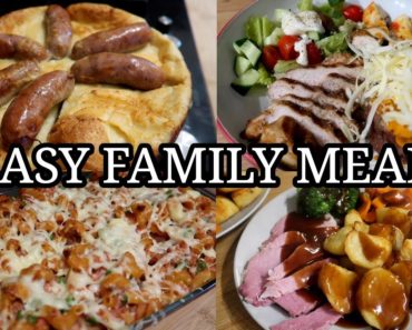 EASY FAMILY DINNER IDEAS ~ MEALS OF THE WEEK #100!