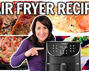 8 EASY Air Fryer Recipes for DINNER! → What to