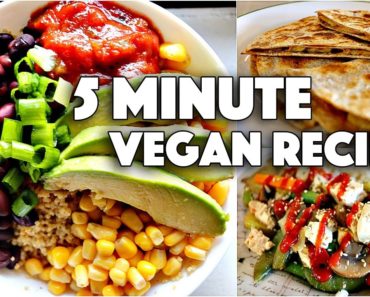 EASY VEGAN 5 MINUTE RECIPES // FOR COLLEGE STUDENTS
