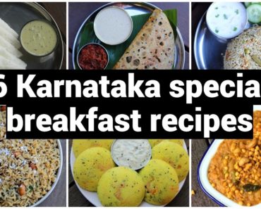 6 Karnataka special breakfast recipes