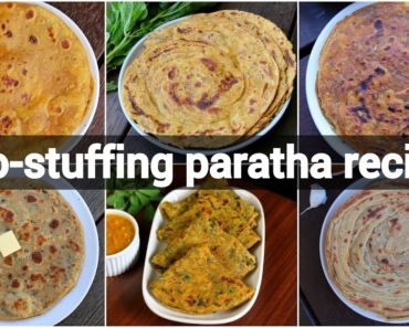 6 no stuffing paratha recipes
