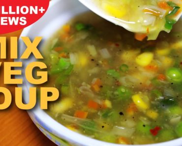 Mixed Vegetable Soup Recipe | Healthy Vegetarian Soup