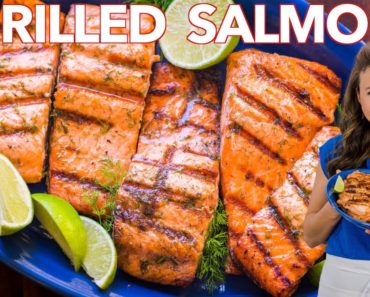 HOW TO GRILL SALMON with Garlic Lime Butter