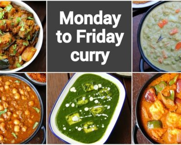 monday to friday lunch box curries