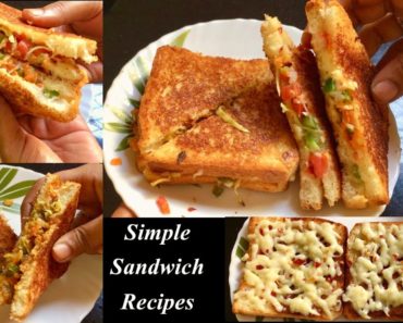 Simple & Quick Sandwich Recipes//Chilli Cheese Bread Toast//How To Make
