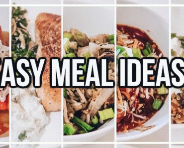 EASY 1 PERSON MEAL IDEAS!