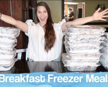Breakfast Freezer Meal Prep With Me! Fill Your Freezer!