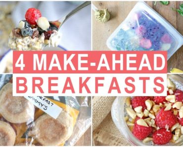 4 Healthy Make-Ahead Breakfast Recipes