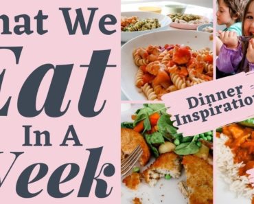 WHAT WE EAT IN A WEEK FAMILY UK