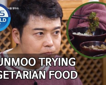 Hyunmoo trying vegetarian food [Happy Together/2020