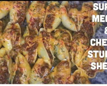 Super Easy Meaty and Chessy Stuffed Shells
