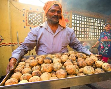 Indian Street Food in Varanasi, India! VEGETARIAN Food + RARE