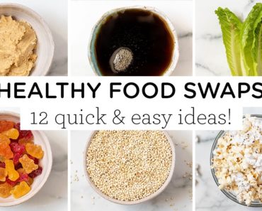 12 HEALTHY FOOD SWAPS ‣‣ snacks & sweets