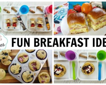 FUN and EASY Breakfast Ideas