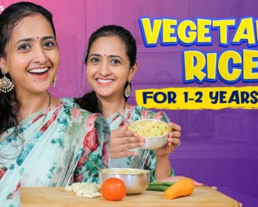 Lasya Talks|| Vegetable Rice for 1-2 years Kids