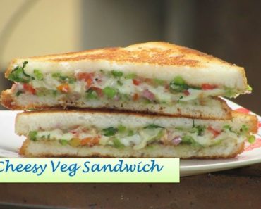 Cheesy Veg sandwich Recipe