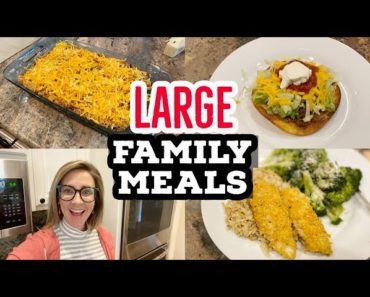 LARGE FAMILY MEALS // DINNERS MY MOM MADE