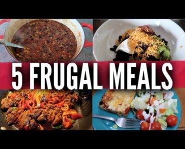 Five Frugal Meals for Large Families