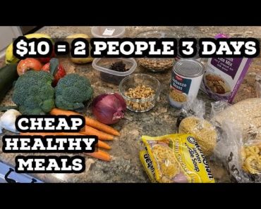HEALTHY EXTREME BUDGET MEAL PLAN // $10 FOR 18 HEALTHY