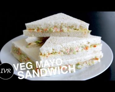 Mayonnaise Sandwich Recipe | Veg Mayo Sandwich
