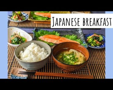 JAPANESE BREAKFAST/ EASY RECIPE/ Japanese mom morning routine