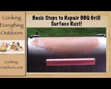 Basic Steps to Repair BBQ Grill Surface Rust