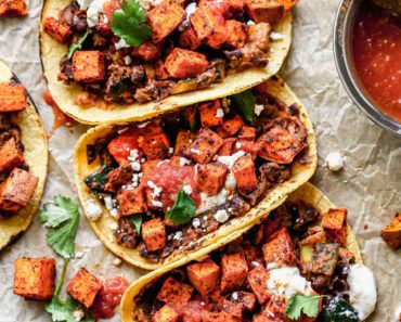 Vegetarian Tacos with Sweet Potatoes and Black Beans – WellPlated