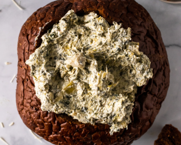healthy artichoke and spinach dip