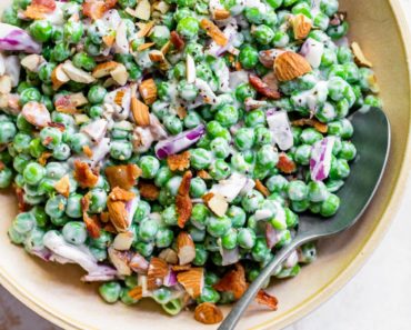 Pea Salad with Bacon and Creamy Dressing – WellPlated