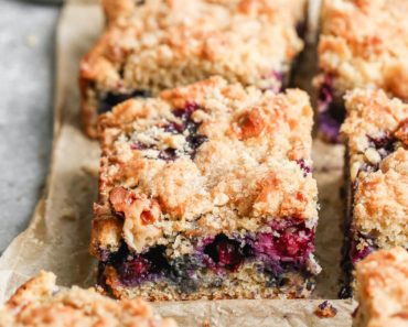 Blueberry Buckle {The Best Coffee Cake!}