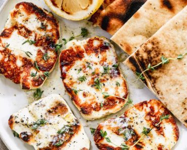 Grilled Halloumi Cheese {Non Melting Cheese} – WellPlated
