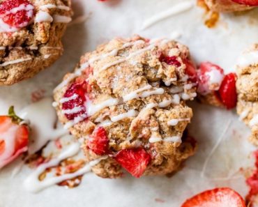 Strawberry Scones (Made with Less Butter)