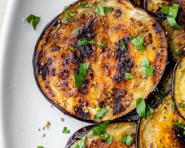Grilled Eggplant with Garlic and Herbs – WellPlated