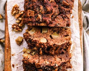 Apple Bread {Loaded with Fresh Apples + Healthy}