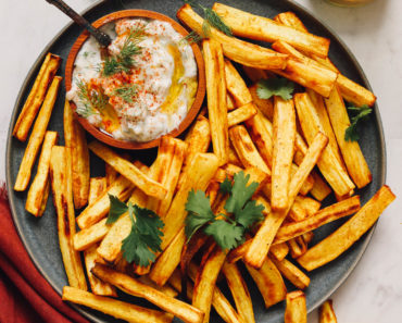 Curry Roasted Parsnip Fries