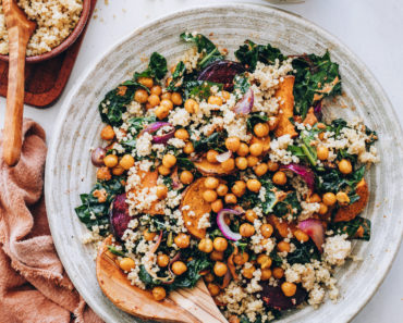 Hearty Kale Salad with Chipotle Pecan Pesto