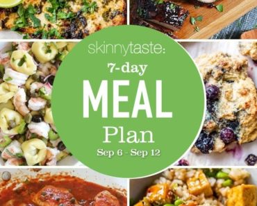 7 Day Healthy Meal Plan (September 6-12)