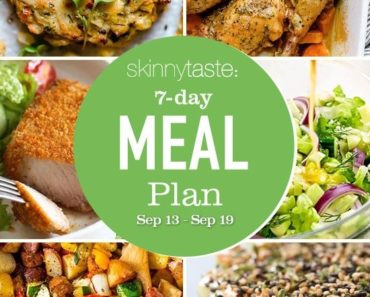 7 Day Healthy Meal Plan (September 13-19)