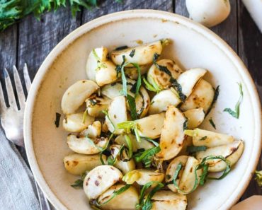 Pan-seared Turnips with Ginger Miso Glaze
